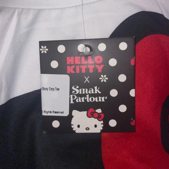 Hello Kitty X Smak Parlour Crop Top T-Shirt - Picture 2 of 3